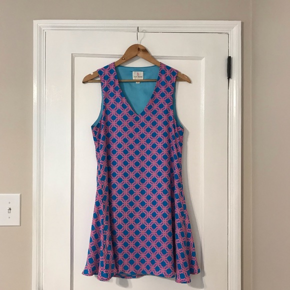 Julie Brown Silk Flounce Dress- Size 2 - Picture 1 of 5